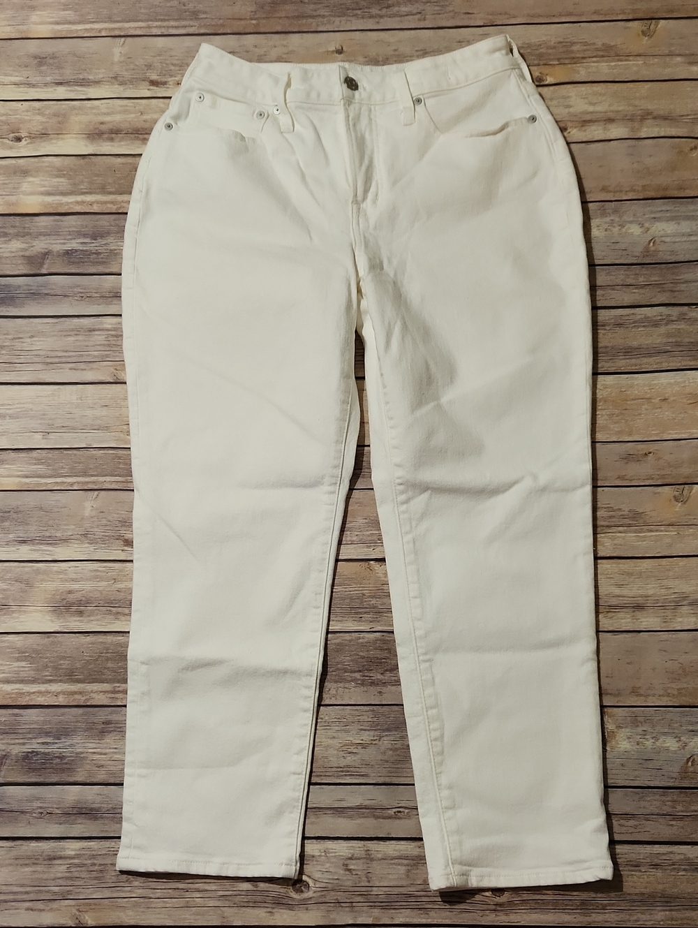 Madewell The Curvy Perfect Vintage Jean White Size 8P